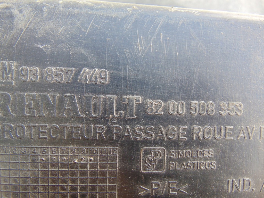 фото №10, Підкрилок правий перед opel vivaro частина задня