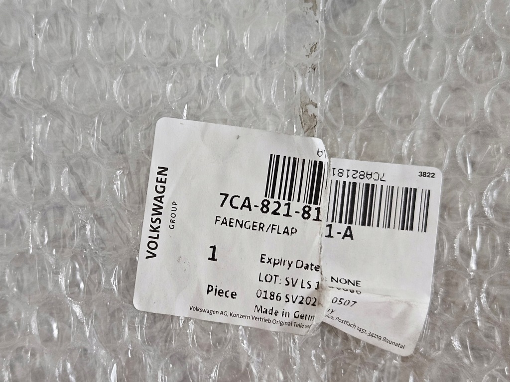 фото №4, Vw crafter бризковик лівий задня 7ca821811a новий oryg.