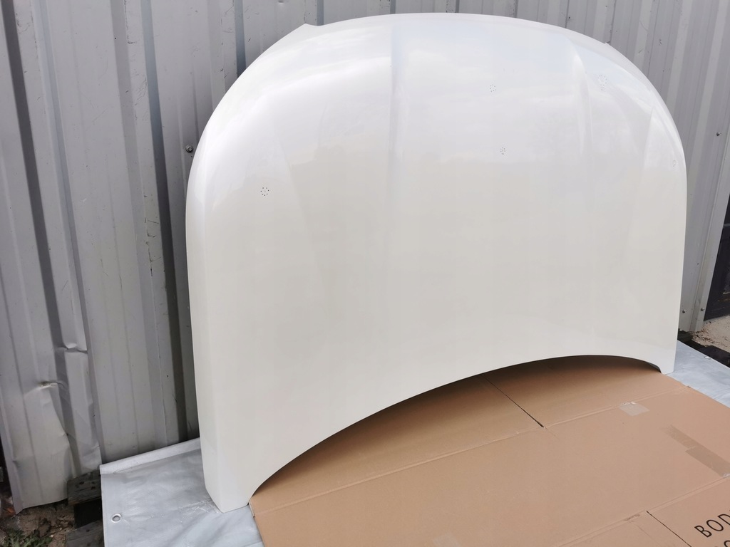 фото №6, Peugeot 2008 ii lift 23- капот кришка двигуна ładna пряма білий перламутр