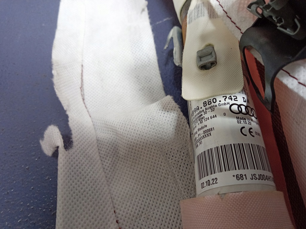 фото №6, Audi q4 e-tron комплект ремни подушки безопасности подушка безопасности сработавший 1ea959655ea