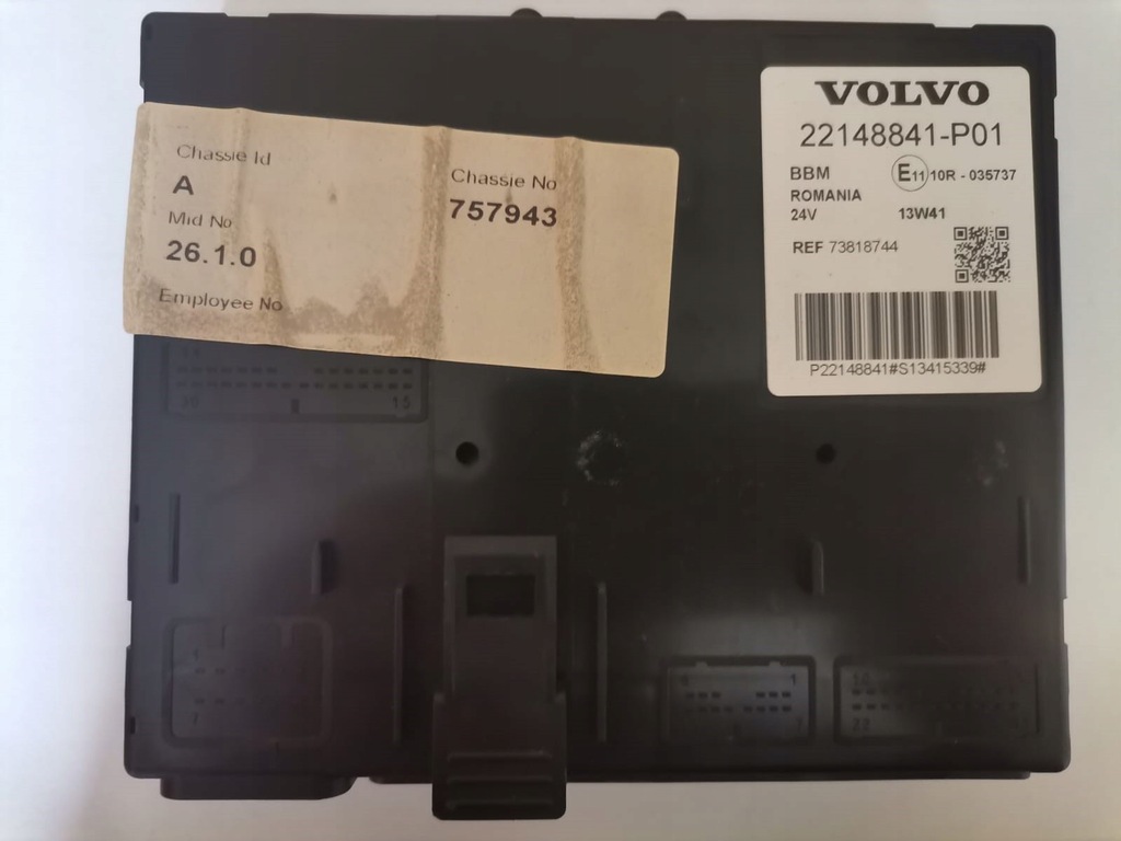 фото №1, Модуль бортовий комп'ютер касета блок керування bbm volvo fh fm