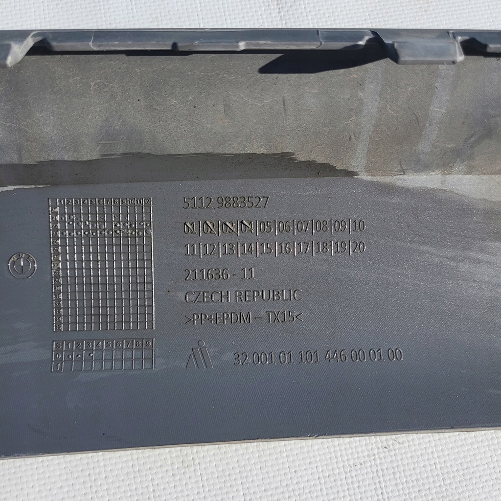 фото №11, Bmw x1 спойлер накладка бампер задняя 51129883527