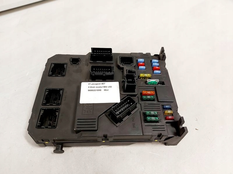 фото №1, Peugeot 407 2.0hdi модуль bsi s02 9655221080