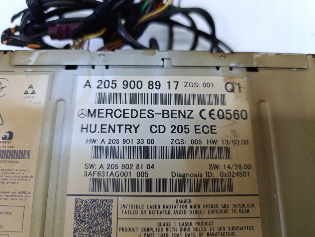 фото №3, Mercedes w205 радио считыватель навигации a2059008917