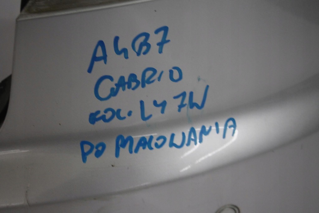 фото №9, Бампер задняя задний pdc audi a4 b7 cabrio ly7w 06-09