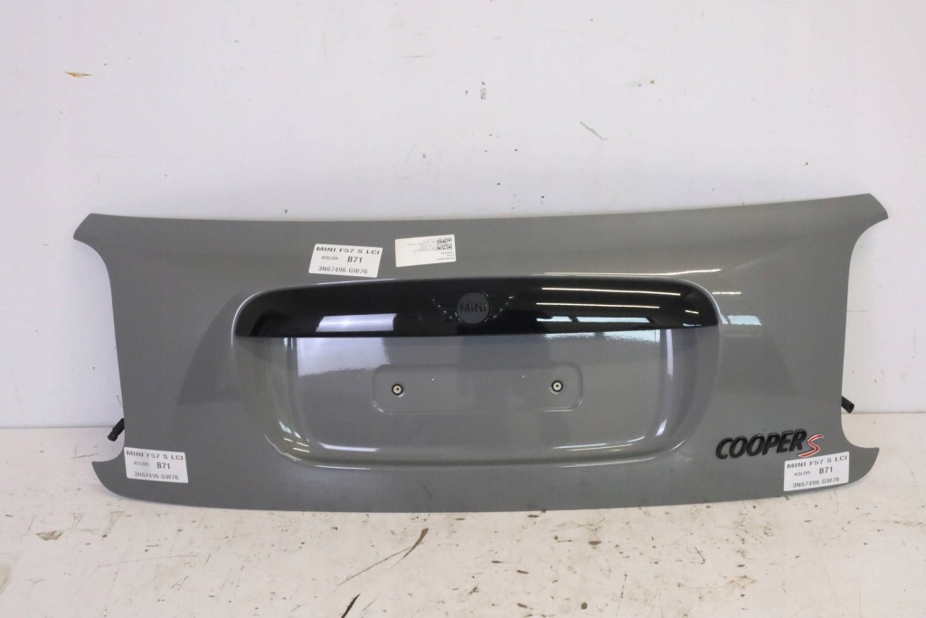фото №1, Крышка багажника крышка багажника задняя задняя mini cooper f57 f67 cabrio b71