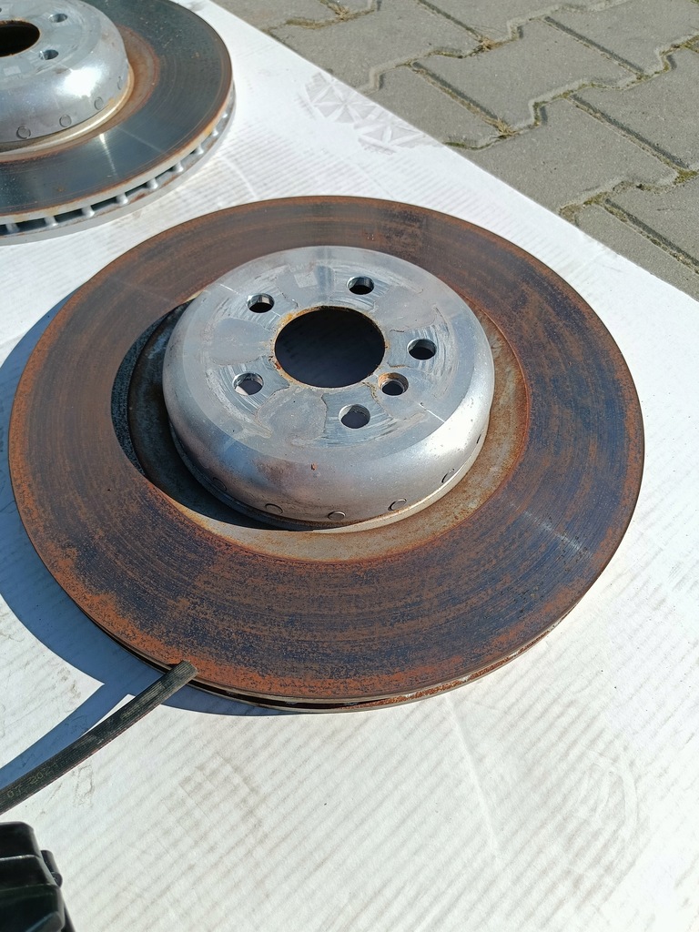 фото №8, Kpl. гальма bmw m-pakiet чорні 395mm idealne 648km!!!! 8 g16 g11 g12