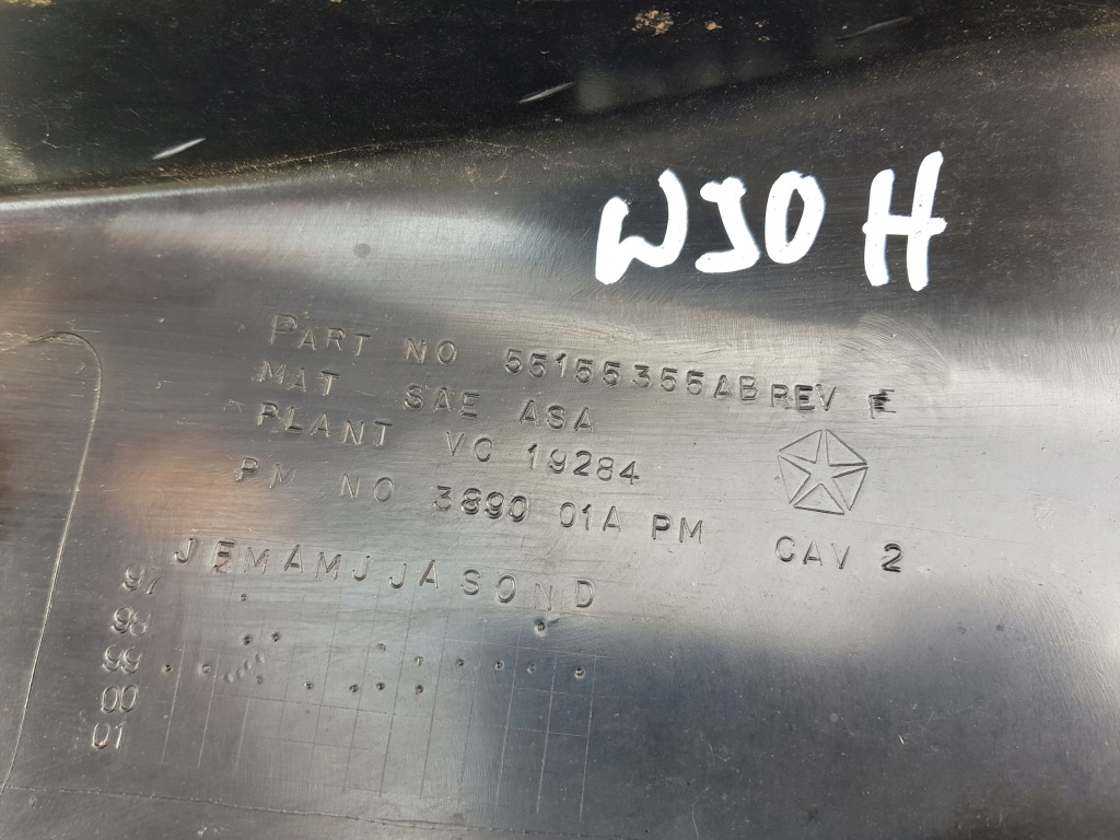 Захист жабо jeep grand cherokee wj 55155355ab європа eu Зі Шроту