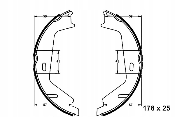 фото №1, Ate гальмівні колодки гальмівні kpl. задня volvo xc90 i 2.4d-4