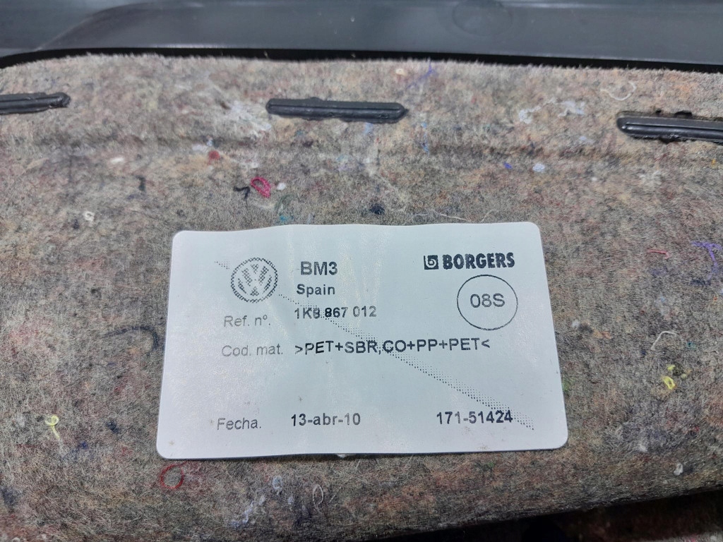 фото №12, Vw scirocco обивка обшивка дверь перед передний правый eu