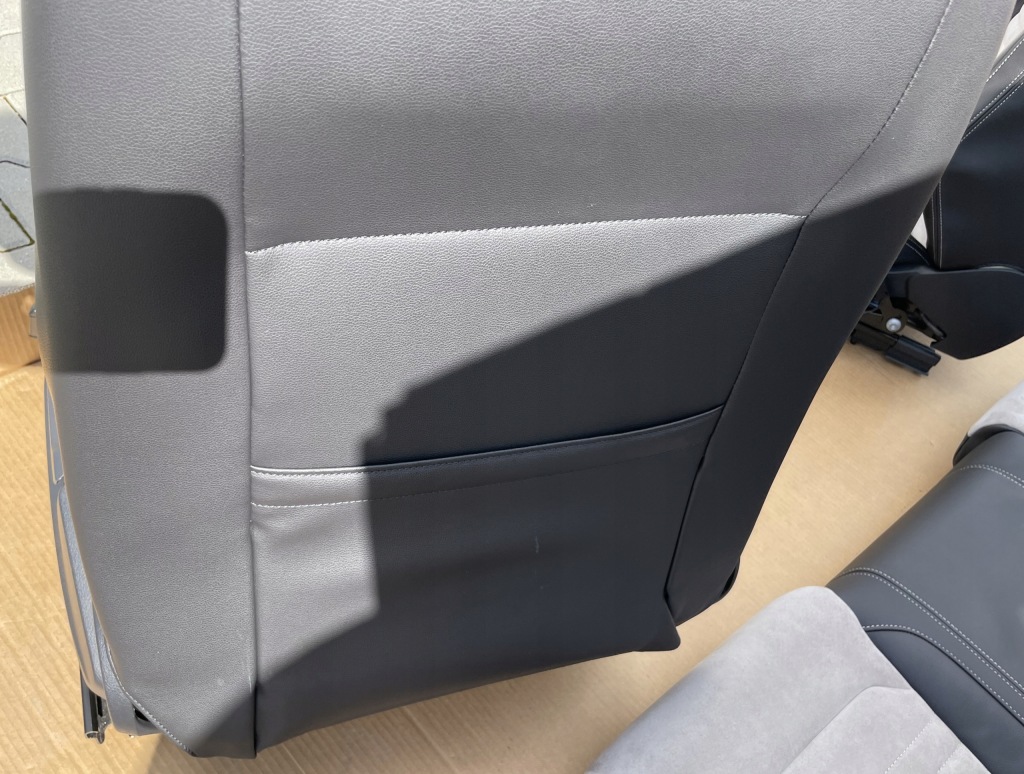 фото №14, Сидіння заднє сидіння passat b8 kombi jak nowe ergo комфорт jak nowe шкіра alcantar