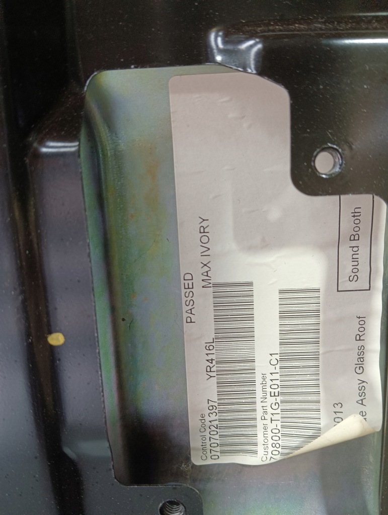 фото №7, Шторка люк honda cr-v iv 70800-t1g-e011-c1