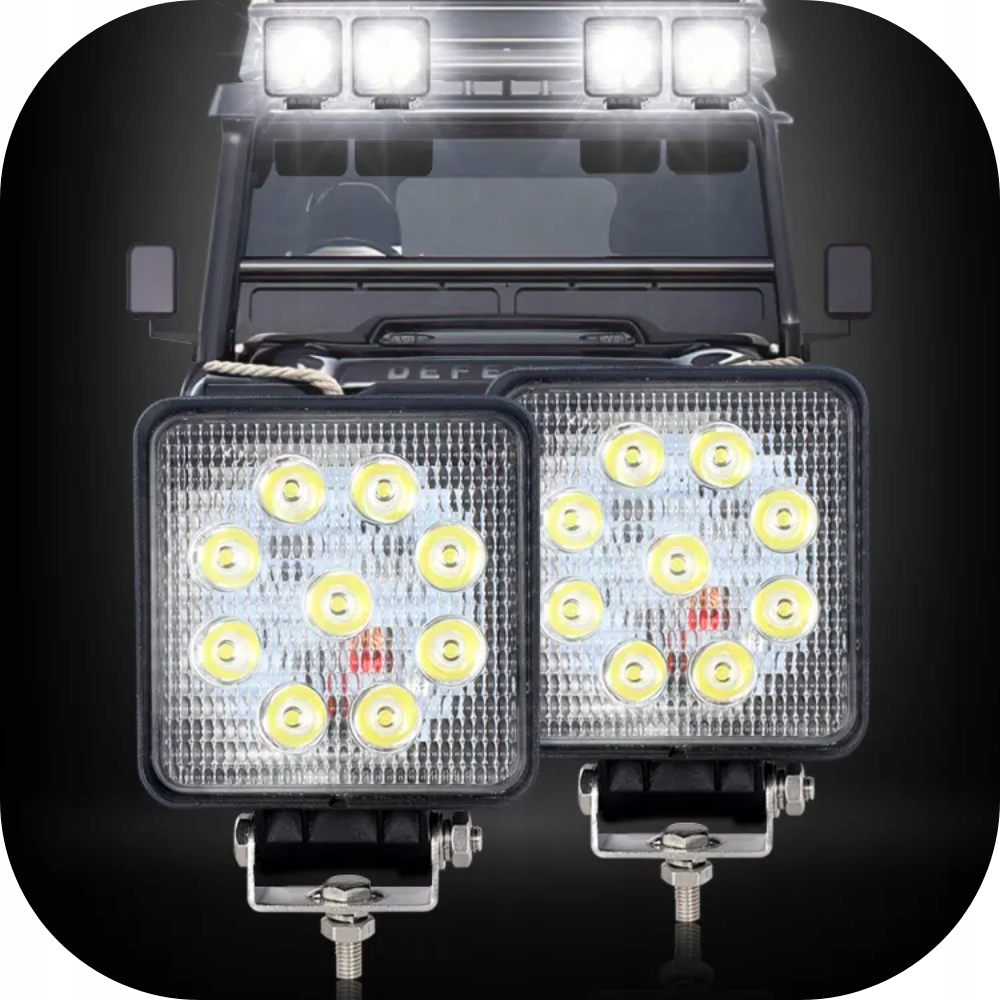 фото №5, Лампа світлодіодна робоча ip 65 прожектор led 12v лампи протитуманні фари автомобільні