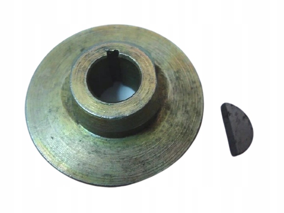 фото №1, Ступица генератора fiat 126p + шпонка -nowa -4320286