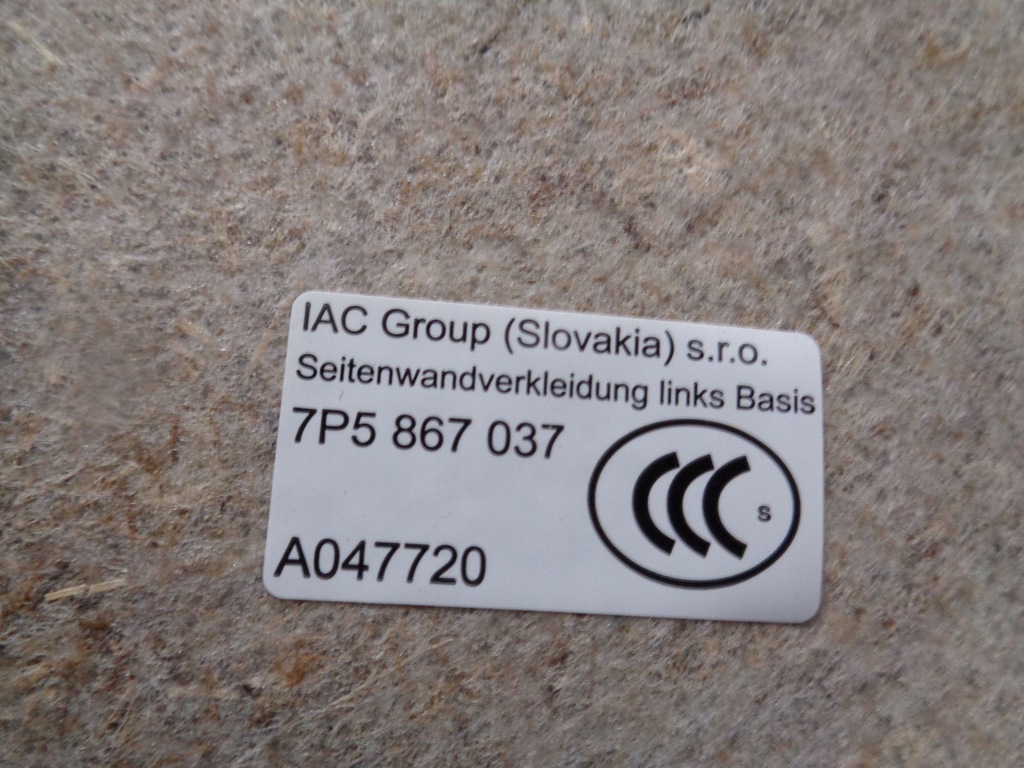 фото №6, Porsche cayenne 7p5 оббивка багажника лівий задня