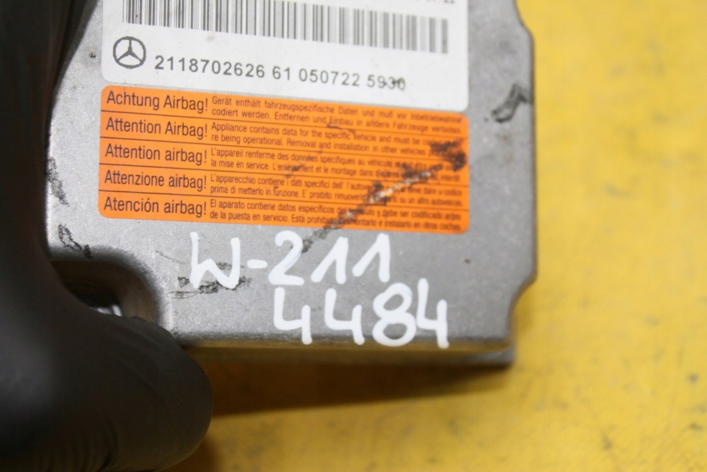 фото №6, Модуль блок керування подушка безпеки mercedes w211 2118702626