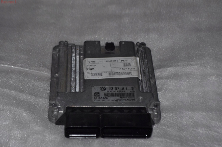 фото №1, Бортовий комп'ютер двигуна vw scirocco 2.0 265km 1k8907115b