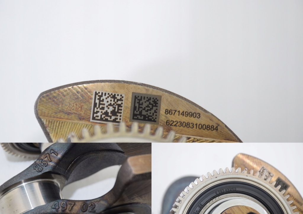 фото №14, Bmw 2' u06 x1 u11 двигатель блок dół поршень шатун wał коленчатый b38a15p b38n