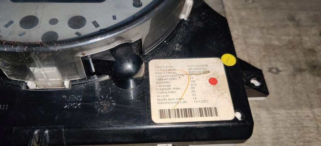 фото №2, Счетчик приборы бензин mini cooper r50; r53 cooper 1.6 6924908