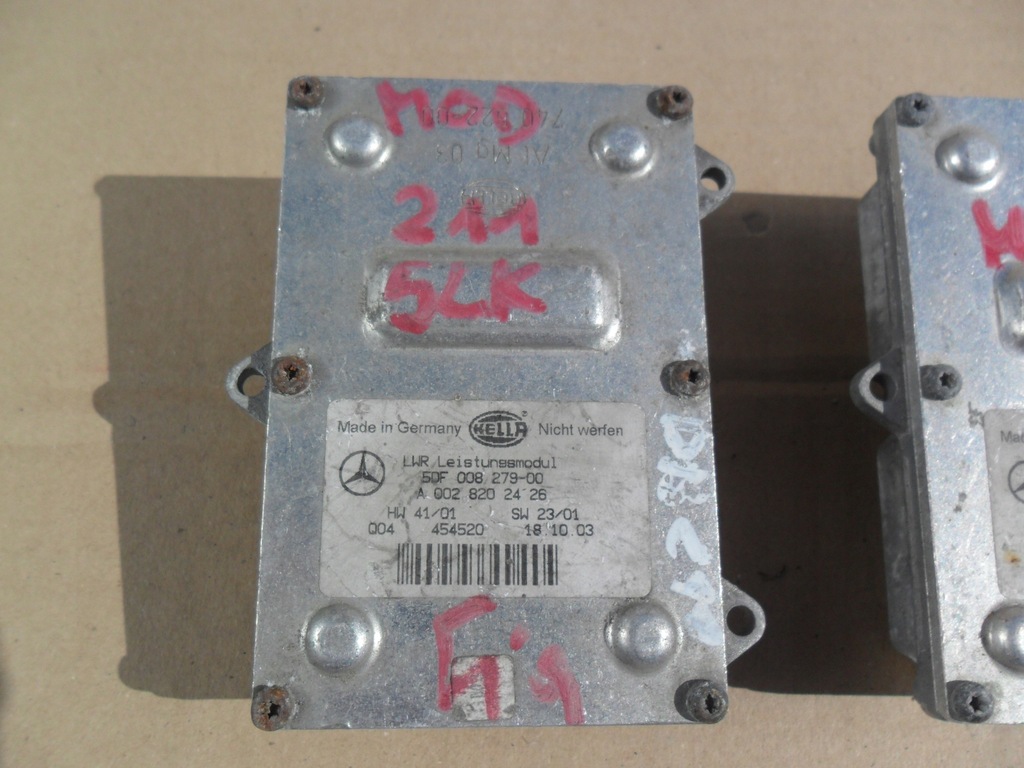 фото №12, Преобразователь ксенон mercedes w211 w219 a0028202426