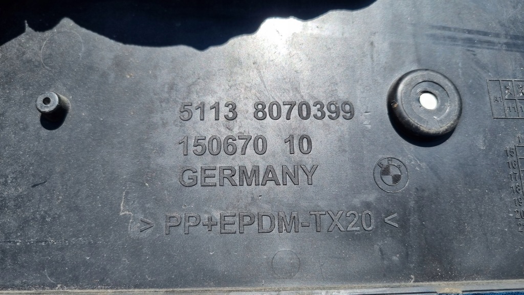 фото №8, Bmw 5 g30 g31 16-20 m-pakiet рамка pod номерний знак org