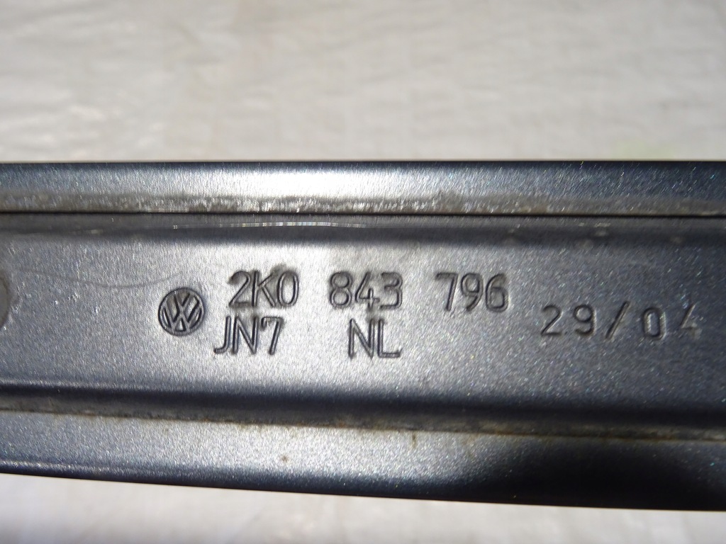 фото №10, Защита лист рейки задняя задняя левая vw caddy iii 3 2k0 03-10 ld7u 2k0843796