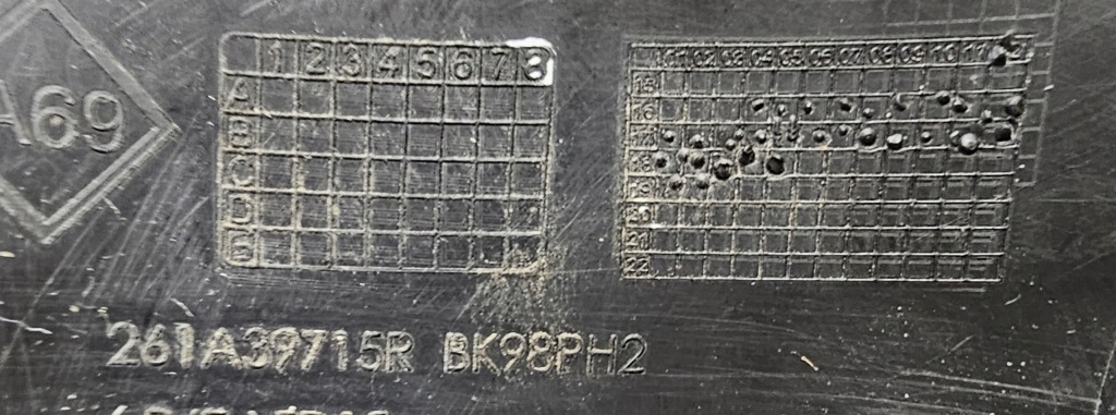 фото №8, Решётка бампера правая перед молдинг renault clio iv 4 lift 2016-2019