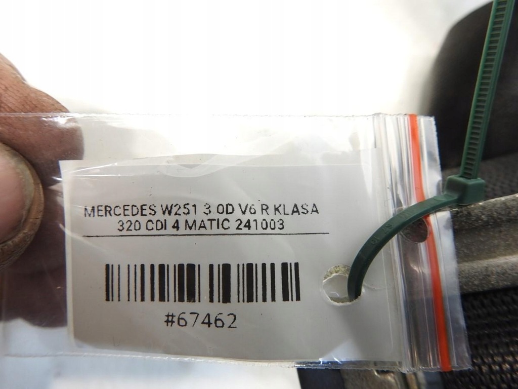 фото №4, Pas безпеки правий перед mercedes r w251 603372600