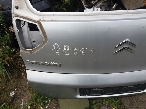 фото №3, Крышка багажника задняя citroen c4 picasso i ezrc