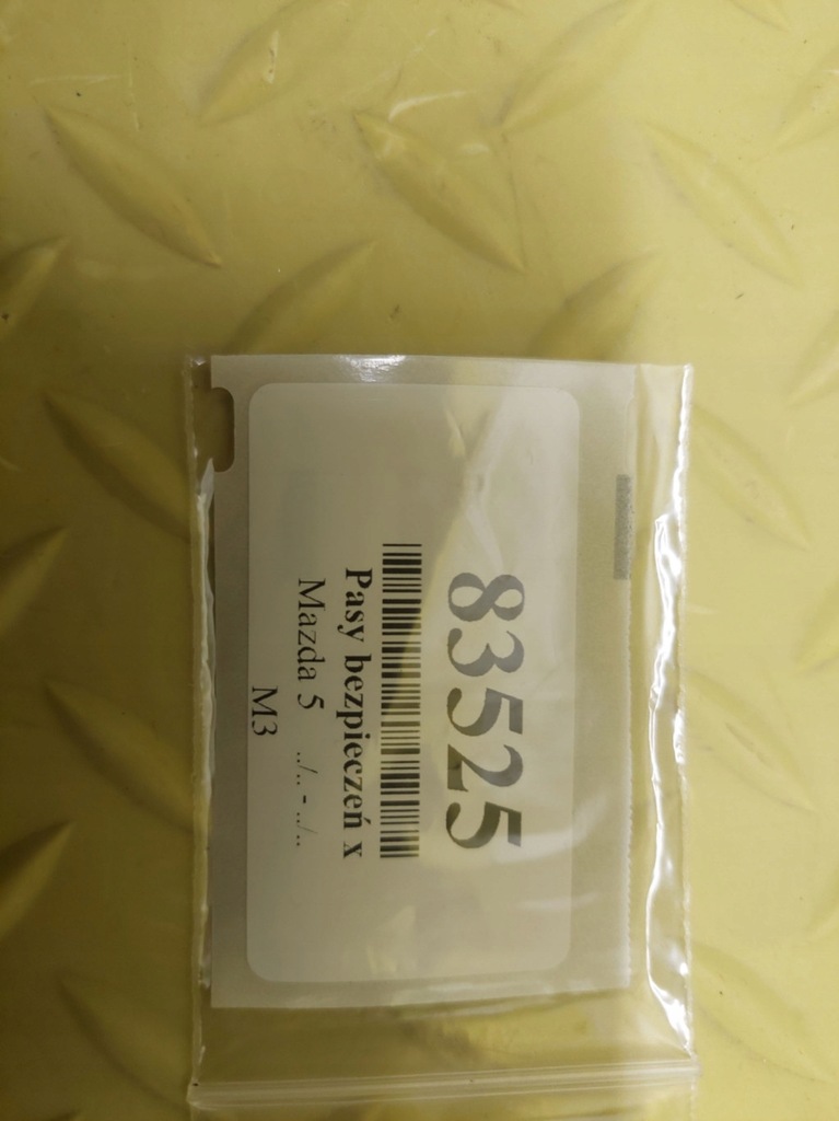 фото №8, Mazda 5 pas безпеки лівий задня