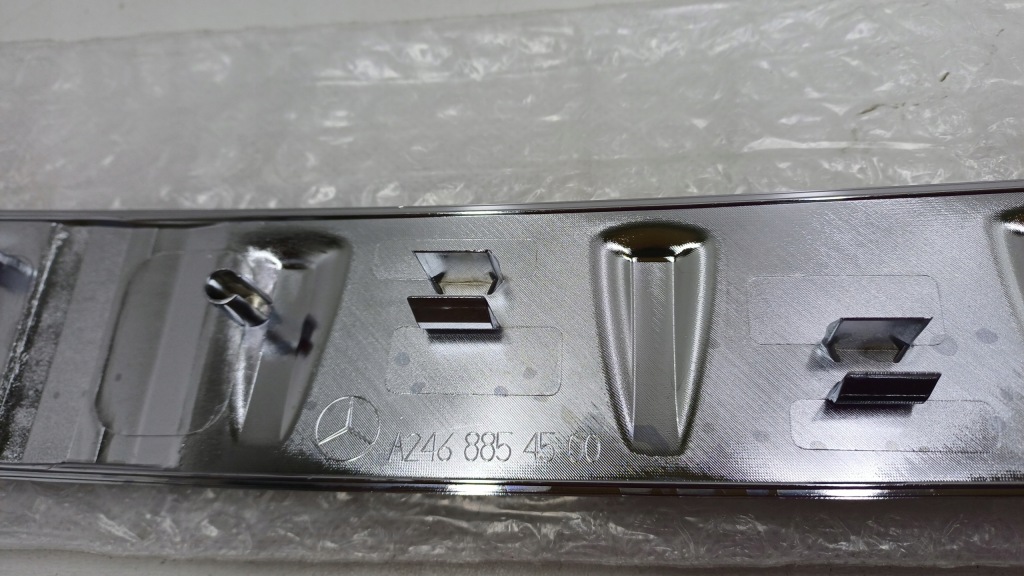 фото №5, Mercedes b-klasa w246 хром молдинг бампера задня оригінал