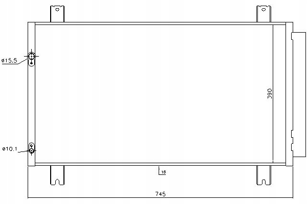 фото №1, Nissens 940401 конденсатор, кондиціонер