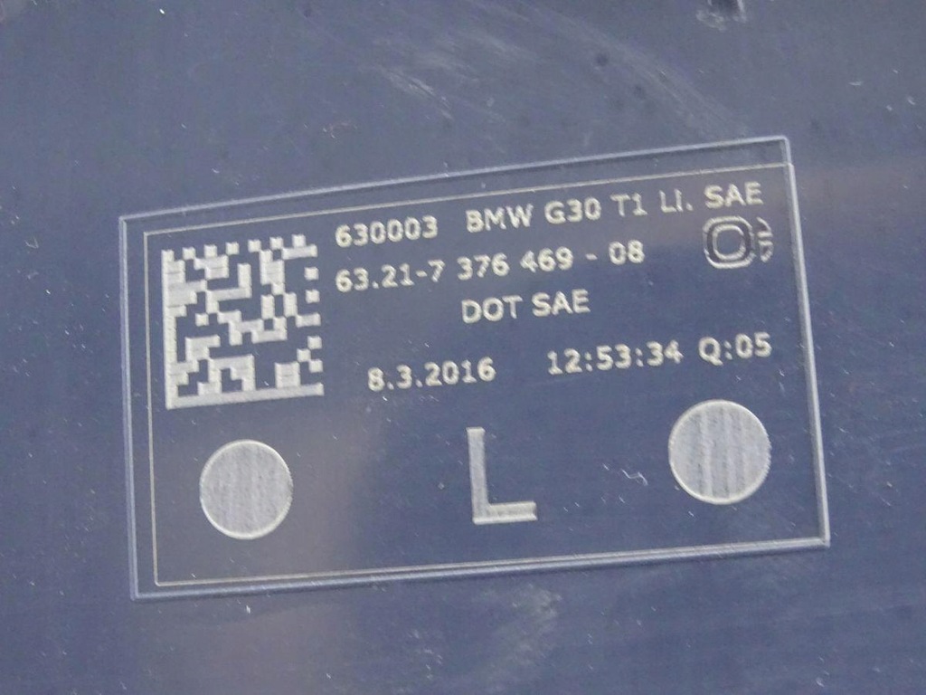 фото №7, Bmw 5 g30 sedan 17-24 лампа багажника лівий задня led оригінал usa комплектна