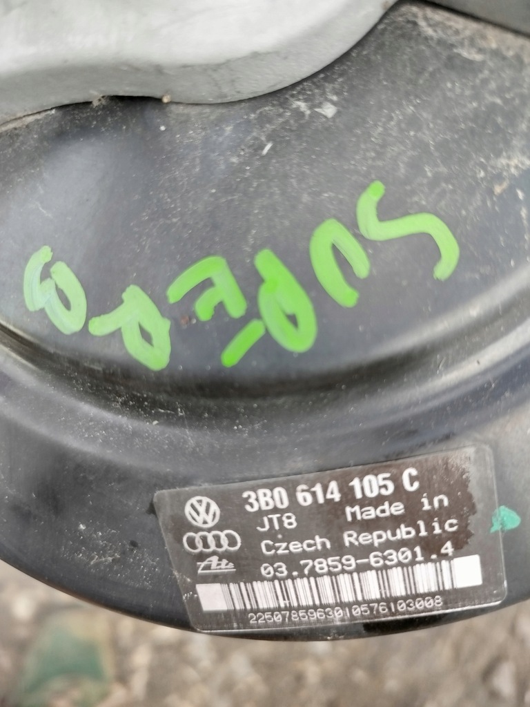 фото №9, Усилитель тормозов тормоза skoda superb 3b0614105c