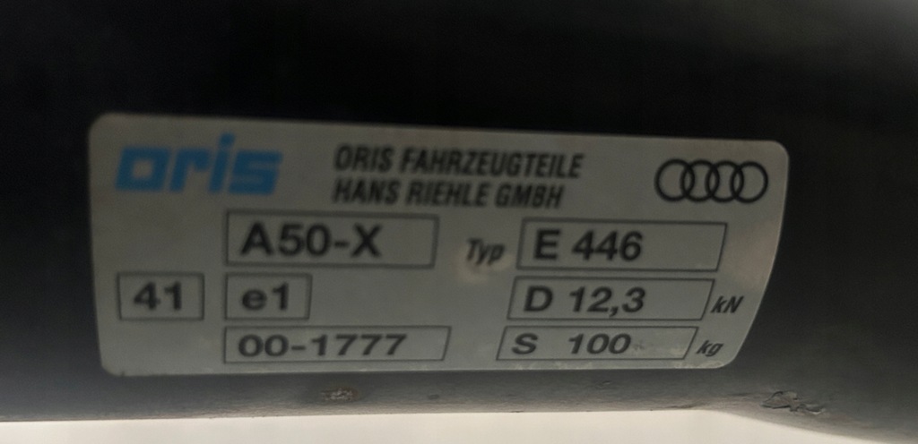 фото №8, Hak буксировочный жгут модуль audi q5 i 8r 8r0800495b оригинал