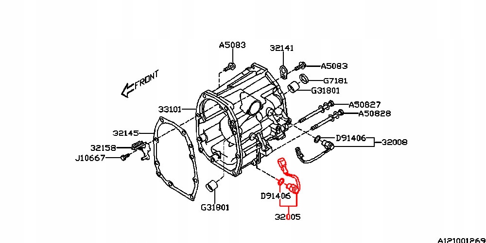 фото №11, Датчик заднего impreza forester legacy