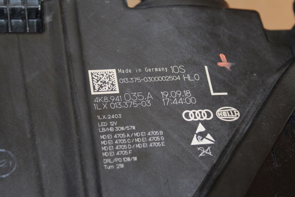 фото №8, Фара лампа перед комплект matrix audi a7 4k