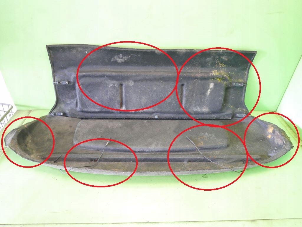 фото №7, Полиця багажника задня nissan primera i p10 hb 90-96