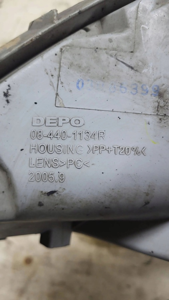 Фара перед сторона права mercedes-benz a w168 084401134r Київ