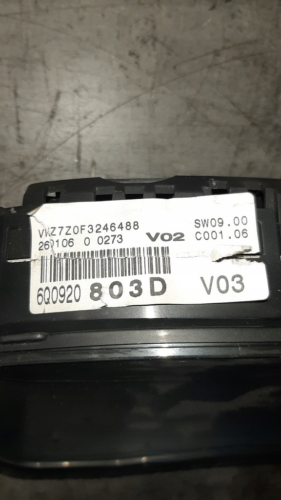 фото №8, Счетчик 6q0920803d vw polo 9n 1.4 tdi