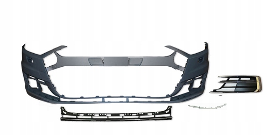 фото №1, Audi a8 d5 4n 2017+ бампер передний перед pdc4