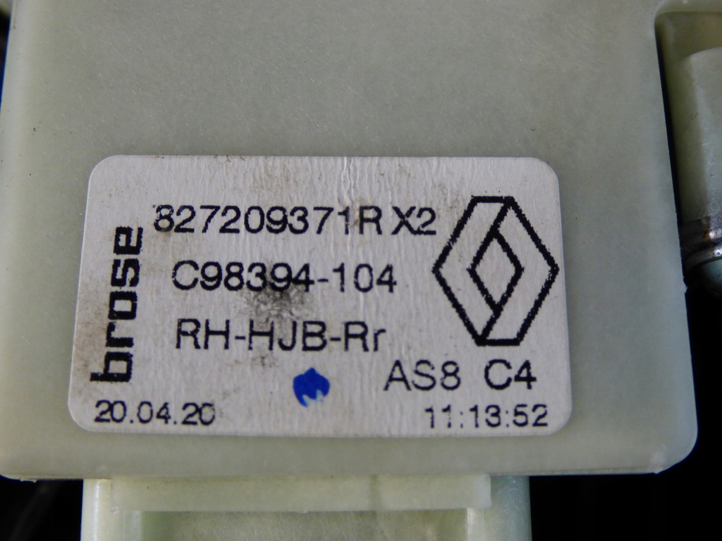 фото №5, Подъемник стекло правый задняя stbdb europa captur ii