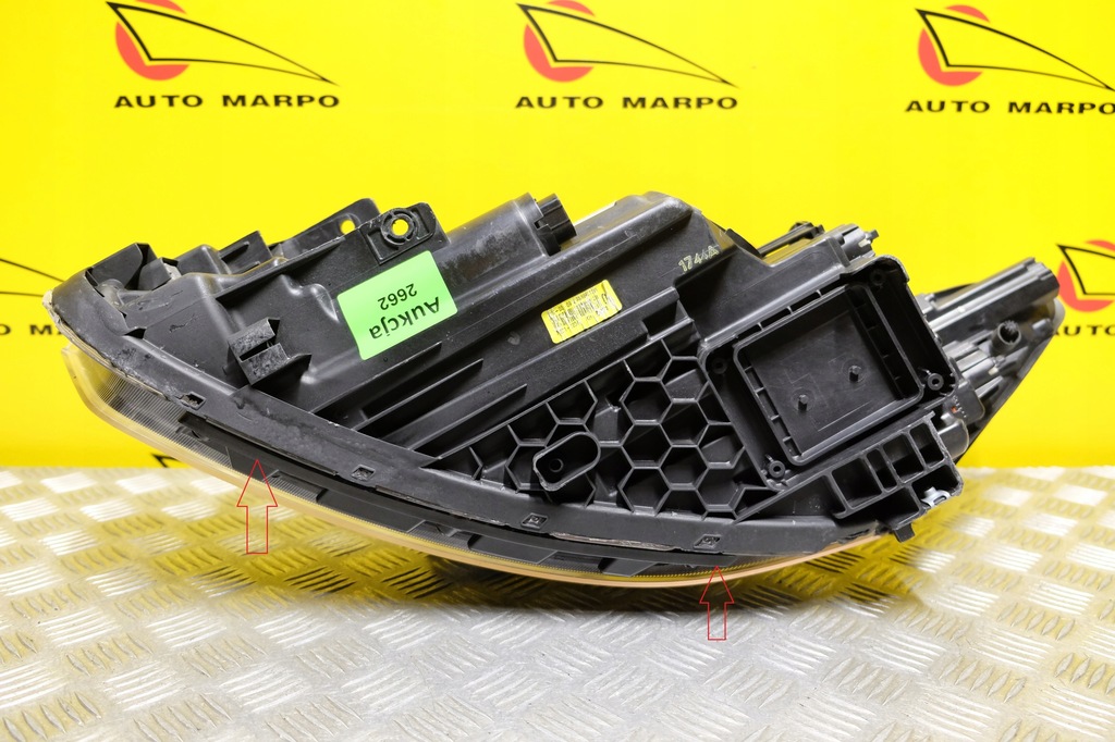 фото №11, Kia cadenza 2016- фара лампа перед обычная линзованная с led правая usa