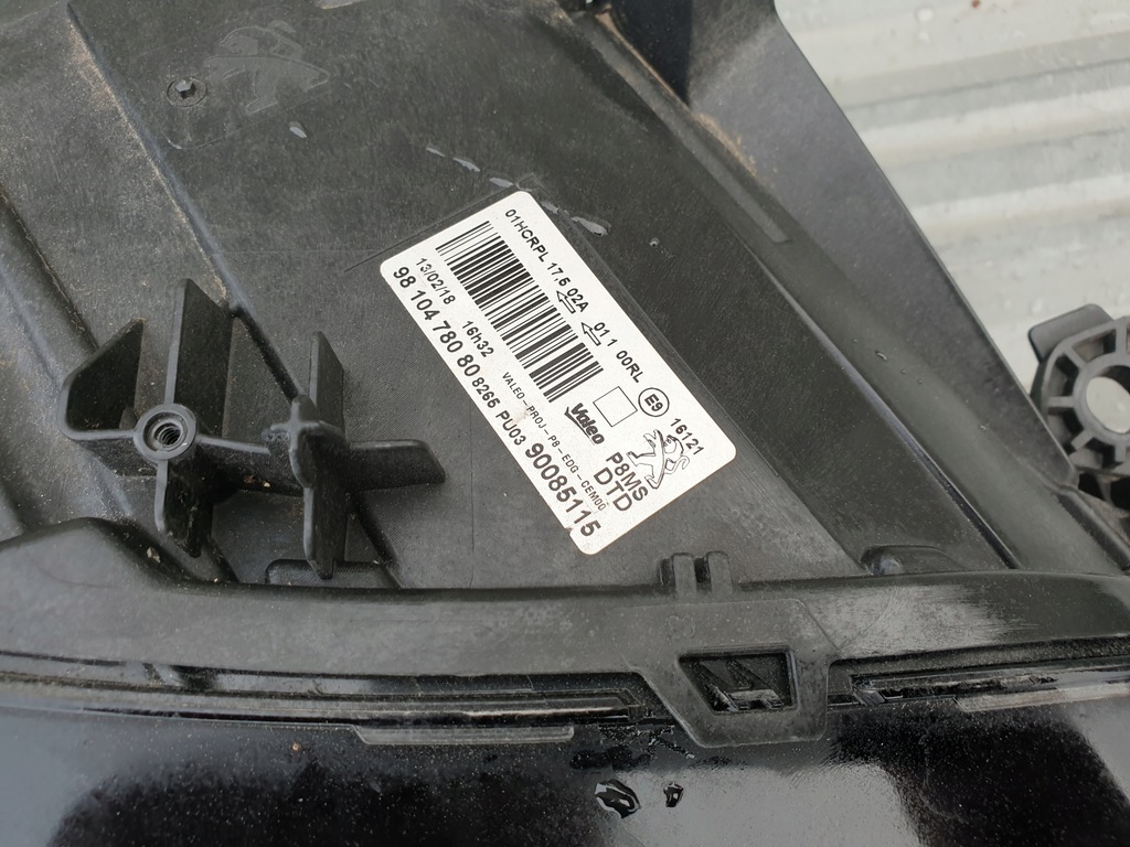 фото №5, Peugeot 3008 5008 17- лампа europa правая