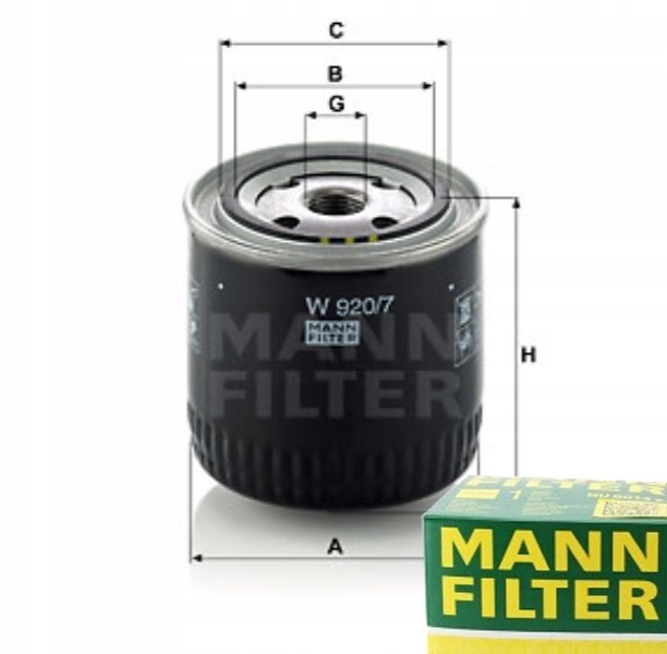 фото №1, Фильтр масла mann-filter do scania p g r t 260