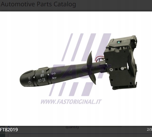 фото №3, Перемикач комбінований renault master ii 98 поворотник 13-pin