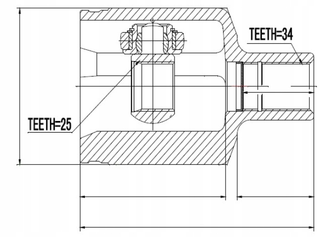 фото №4, Шарнір внутрішній mercedes glk 4matic 08- /лівий/