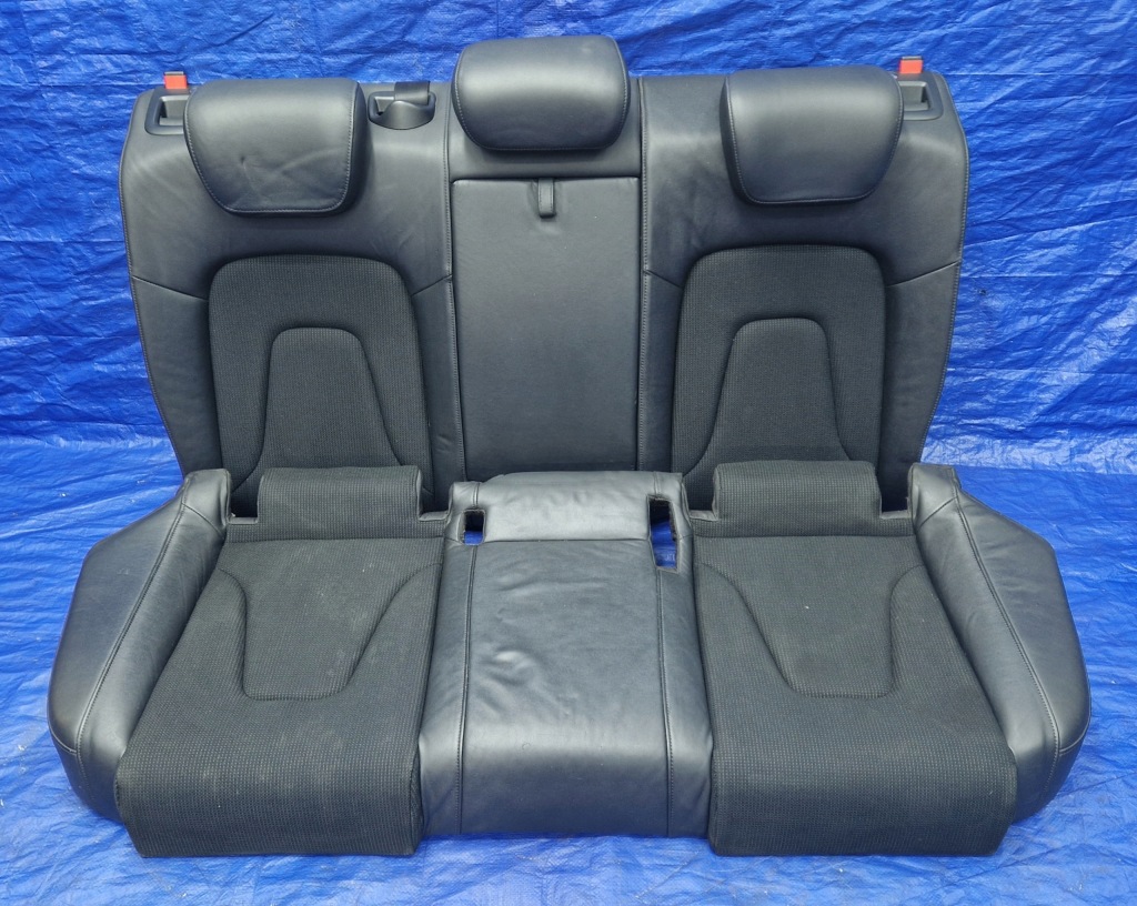 фото №12, Audi a4 b8 sedan s-line сидіння kubełkowy заднє сидіння обшивки підлокітник шкіра