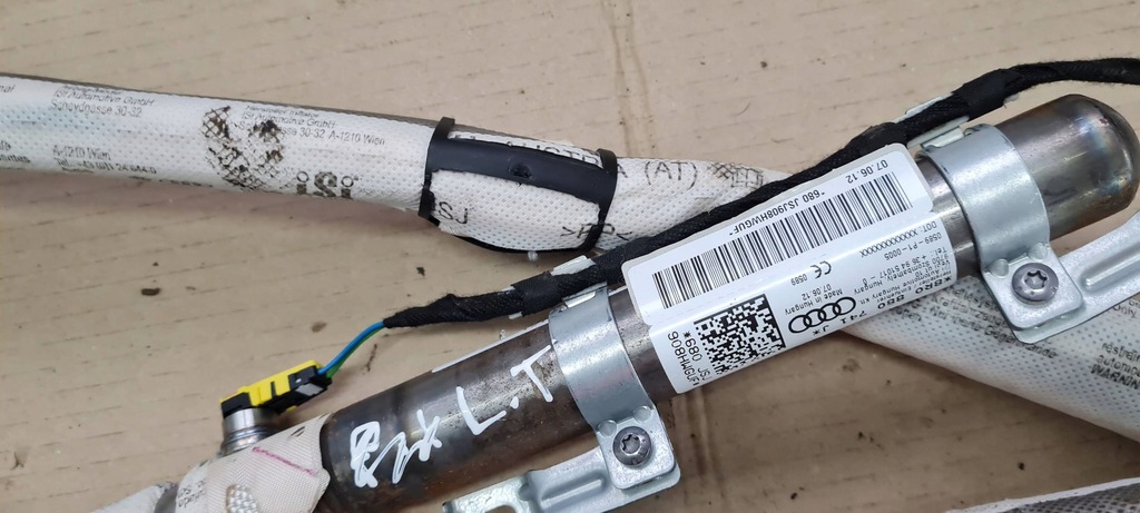 фото №10, Q5 8r sq5 шторка безопасности подушка безопасности воздушная левая левый перед 8r0880741j