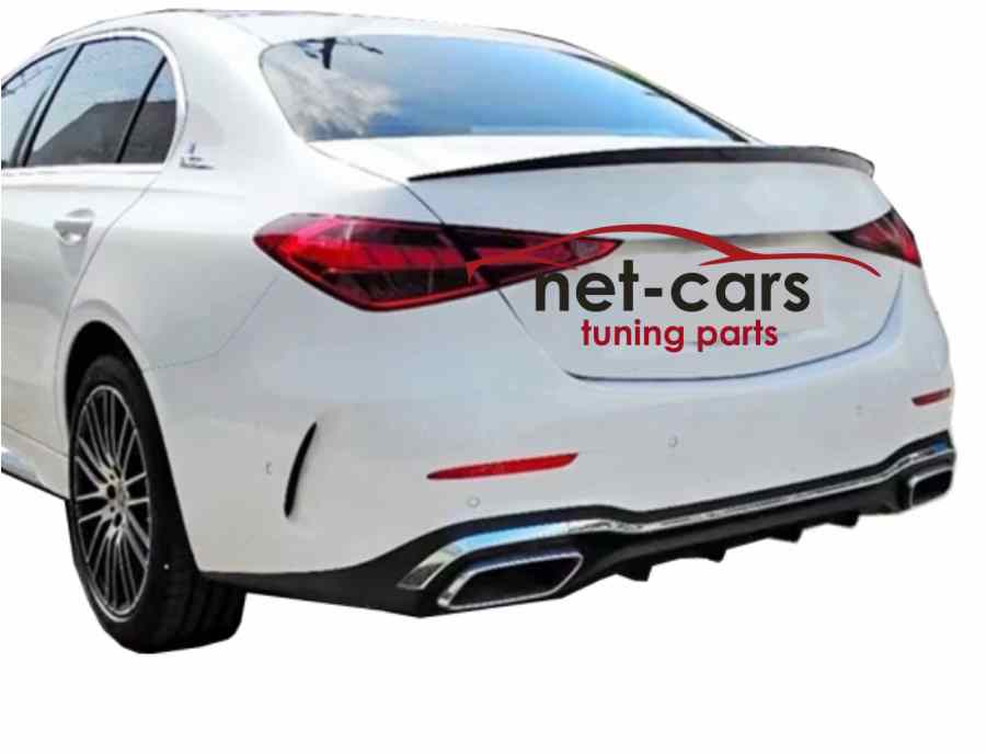 фото №9, Спойлер спойлер крышка багажника mercedes c w206 21- sedan блеск black чёрный amg